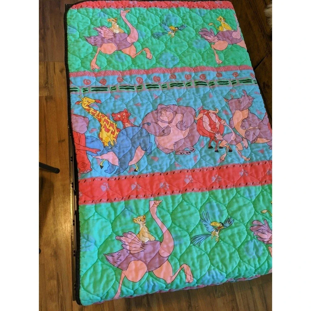 Disney Lion King Quilted Crib‎ Blanket Sheet Set